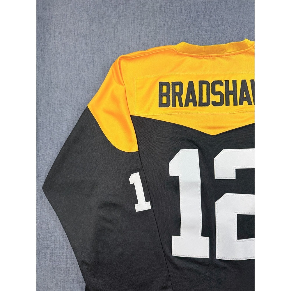 Mitchell & Ness Terry Bradshaw #12 Steelers Throwback Jersey Rare Size 52 - Picture 13 of 15